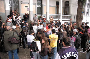 Manifestação de estudantes