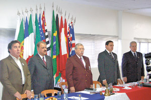 Novos presidentes dos|Rotarys da região em ação
