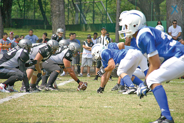 Parque sedia partida de Futebol Americano