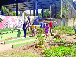 Escola faz mutirão para construção de cisterna
