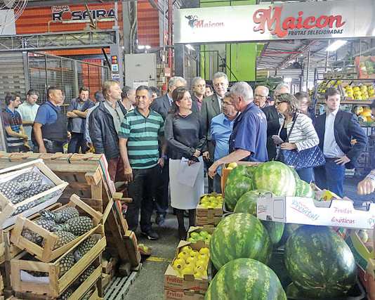 Ministra visita a Ceagesp