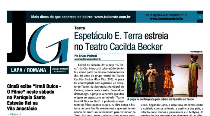 Jornal da Gente – Edição 678 – Suplemento Lapa e Romana