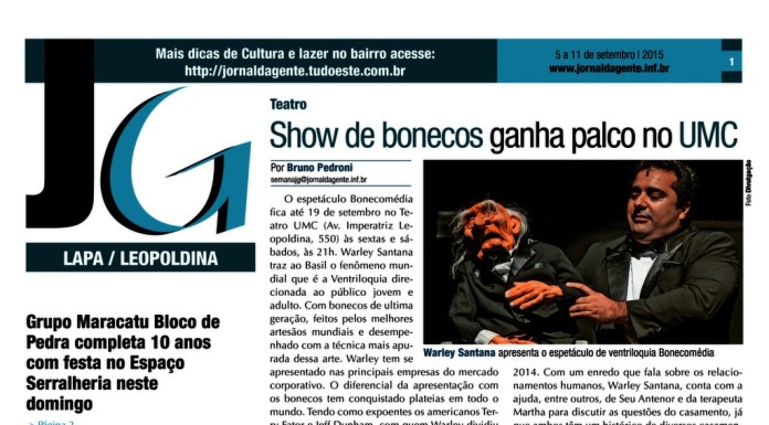 Jornal da Gente – Edição 679 – Suplemento Lapa e Leopoldina