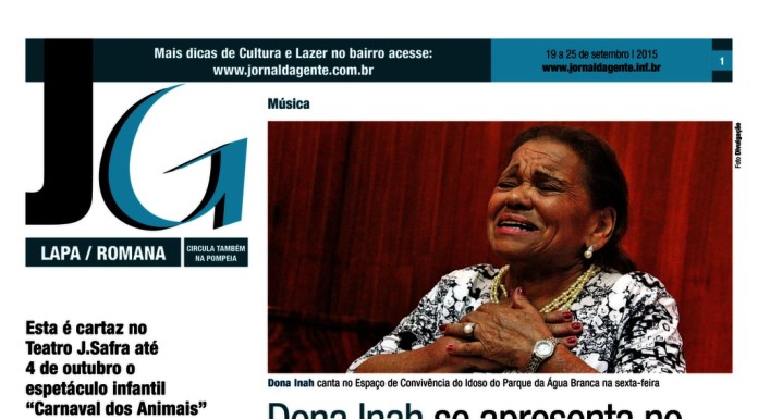 Jornal da Gente – Edição 681 – Suplemento Lapa e Romana