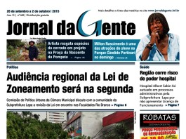 Jornal da Gente – Edição 682 – 26 de setembro a 2 de outubro de 2015