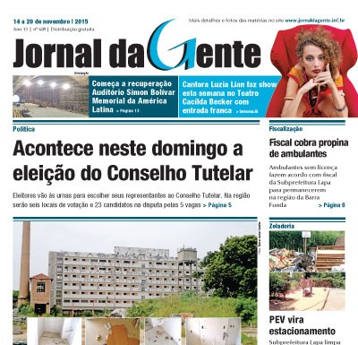 Jornal da Gente – Ed. 689 – 14 a 20 de novembro de 2015