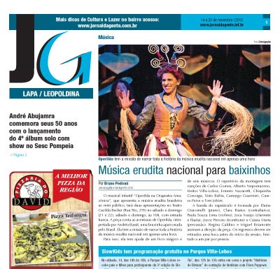Jornal da Gente – Edição 689 – Suplemento Lapa e Leopoldina