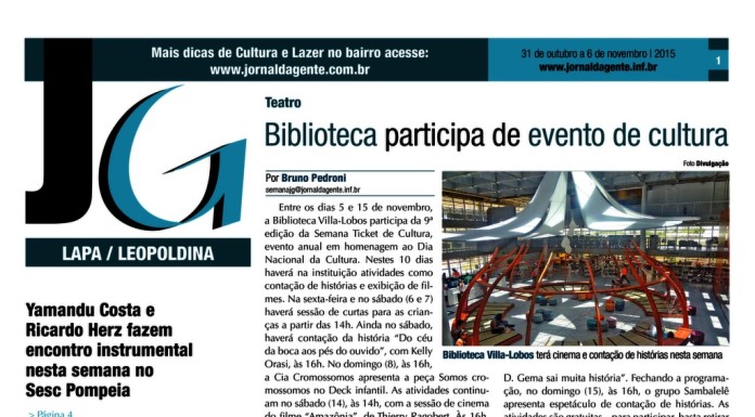 Jornal da Gente – Edição 687 – Suplemento Lapa e Leopoldina
