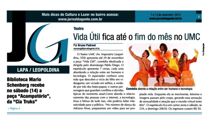 Jornal da Gente – Edição 688 – Suplemento Lapa e Leopoldina