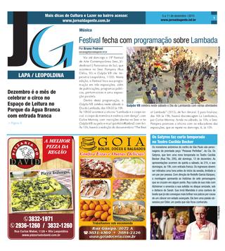 Jornal da Gente – Edição 692 – Suplemento Lapa e Leopoldina