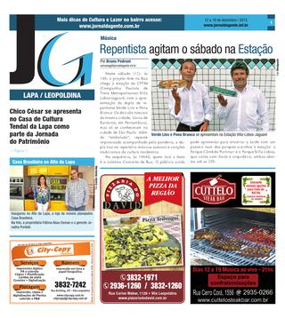 Jornal da Gente – Edição 693 – Suplemento Lapa e Leopoldina