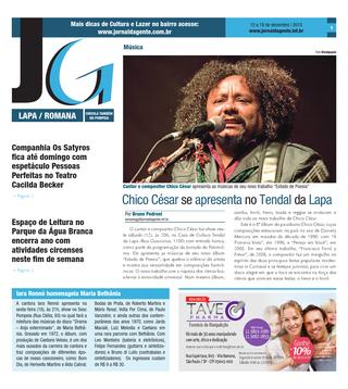 Jornal da Gente – Edição 693 – Suplemento Lapa e Romana