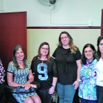 A deputada federal Mara Gabrilli com a diretora da Escola Estadual Alfredo Paulino, Rosangela Yarshel, a fonoaudióloga Rosana Mendes e a diretora do núcleo pedagógico da Diretoria de Ensino Centro Oeste, Jane Rubia Adami da Silva, na apresentação do projeto de inclusão desenvolvido na escola, segunda-feira, 7.  (Foto: Maria Isabel Coelho)