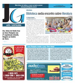 Jornal da Gente – Edição 695 – Suplemento Lapa e Leopoldina