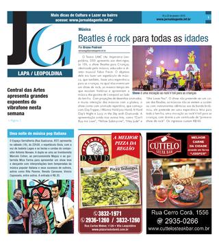 Jornal da Gente – Edição 696 – Suplemento Lapa e Leopoldina