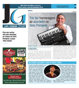 Jornal da Gente – Edição 698 – Suplemento Lapa e Romana