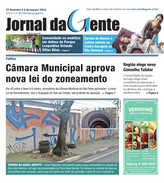 Jornal da Gente – Edição 702 – 27 de fevereiro a 04 de março de 2016