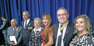 Ubirajara de Oliveira e Barros Lima são homenageados pela Sociedade Veteranos de 32