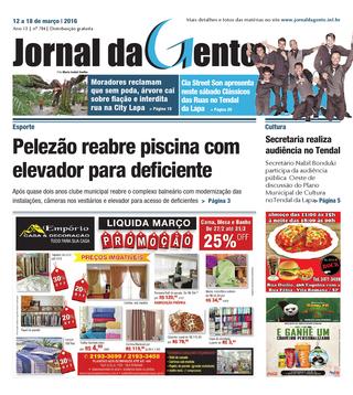Jornal da Gente – Edição 704 – 12 a 18 de março de 2016
