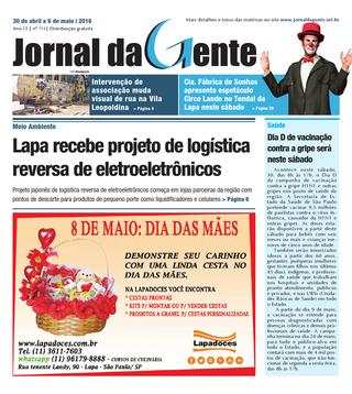 Jornal da Gente – Edição 711 – 30 de abril a 6 de maio de 2016