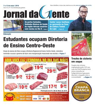 Jornal da Gente – Edição 712 – 7 a 13 de maio de 2016