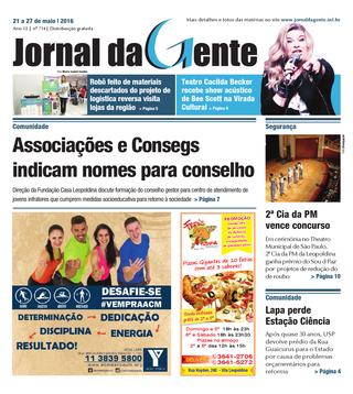 Jornal da Gente – Edição 714 – 21 a 27 de maio de 2016