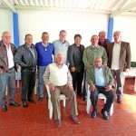 5. O presidente da Associação Amigos da Lapa de Baixo, Hotelo Telles de Andrade, com o subprefeito José Antonio Varela Queija, Walter Rivetti, o delegado do 91º DP, Levi D’Oliveira, amigos e convidados, na tradicional feijoada de quarta-feira (8). (Foto: Maria Isabel Coelho)