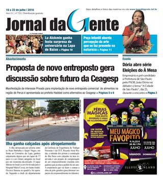 Jornal da Gente – Edição 722 – 16 a 22 de julho de 2016