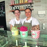 8. As proprietárias Thais Motta e Silvia Maria Motta inauguraram em julho a Via Motta Gelateria Especial, na Vila Romana. (Foto: Divulgação)