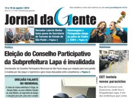 Jornal da Gente – Edição 726 – 13 a 19 de agosto de 2016