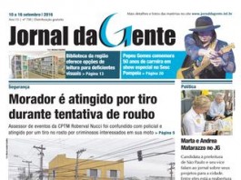 Jornal da Gente – Edição 730 – 10 a 16 de setembro de 2016