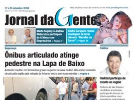 Jornal da Gente – Edição 731 – 17 a 23 de setembro de 2016