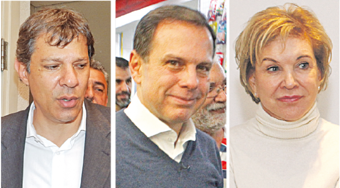 Haddad, Doria e Marta  debatem com a comunidade