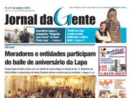 Jornal da Gente – Edição 735 – 15 a 21 de outubro de 2016