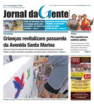 Jornal da Gente – Edição 738 – 5 a 11 de novembro de 2016