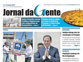 Jornal da Gente – Edição 745 – 7 a 13 de janeiro de 2017
