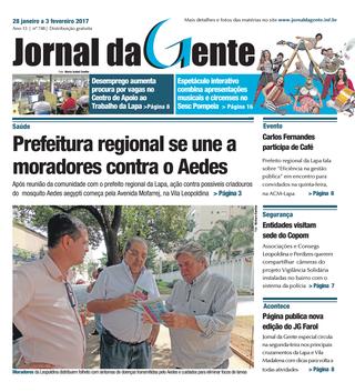 Jornal da Gente – Edição 748 – 28 de janeiro a 03 de fevereiro de 2017