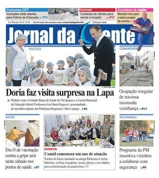 Jornal da Gente – Edição 763 – 13 a 19 de maio de 2017
