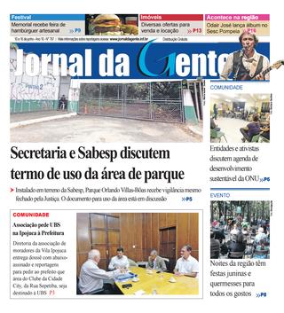 Jornal da Gente – Edição 767 – 10 a 16 de junho de 2017