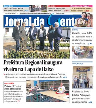 Jornal da Gente – Edição 772 – 15 a 21 de julho de 2017