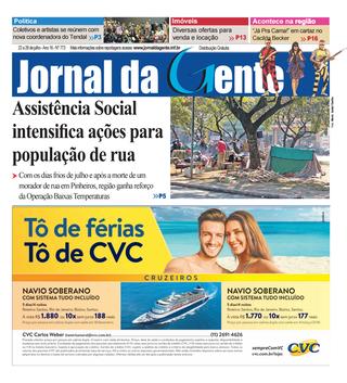 Jornal da Gente – Edição 773 – 22 a 28 de julho de 2017
