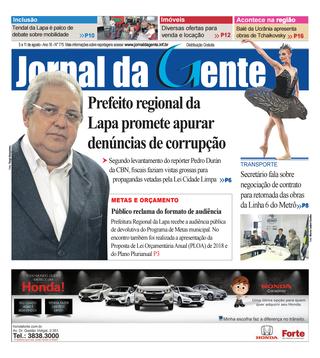 Jornal da Gente – Edição 775 – 5 a 11 de agosto de 2017