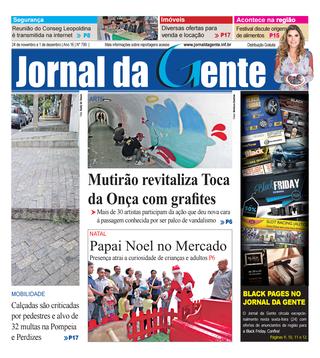 Jornal da Gente – Edição 791 – 24 de novembro a 1 de dezembro de 2017