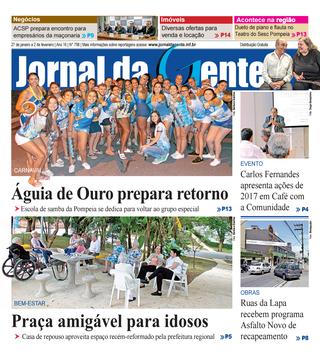 Jornal da Gente – Edição 798 – 27 de janeiro a 2 de fevereiro de 2018