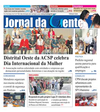 Jornal da Gente – Edição 804 – 10 a 16 de março de 2018