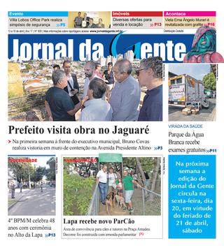 Jornal da Gente – Edição 809 – 14 a 19 de abril de 2018