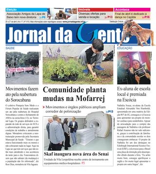Jornal da Gente – Edição 810 – 20 a 27 de abril de 2018