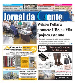 Jornal da Gente – Edição 812 – 5 a 11 de maio de 2018