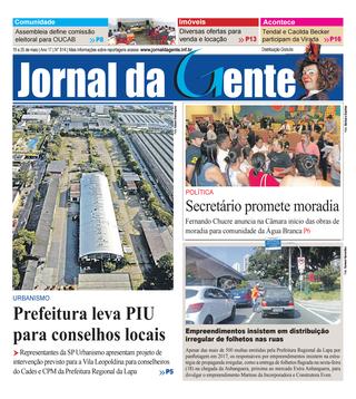 Jornal da Gente – Edição 814 – 19 a 25 de maio de 2018