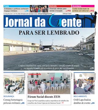 Jornal da Gente – Edição 816 – 2 a 8 de junho de 2018